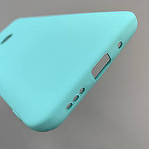 Чохол для Xiaomi Redmi 9C силікон кейс з мікрофіброю чохол на телефон сяомі редмі 9с бірюзовий o3c, фото 5