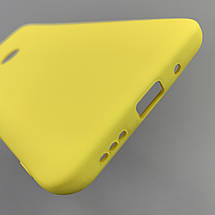 Чохол для Xiaomi Redmi 9C силікон кейс з мікрофіброю чохол на телефон сяомі редмі 9с жовтий o3c, фото 5