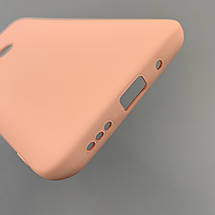Чохол для Xiaomi Redmi 9C силікон кейс з мікрофіброю чохол на телефон сяомі редмі 9с рожевий o3c, фото 5