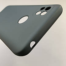 Чохол для Xiaomi Redmi 9C силікон кейс з мікрофіброю чохол на телефон сяомі редмі 9с чорний o3c, фото 6