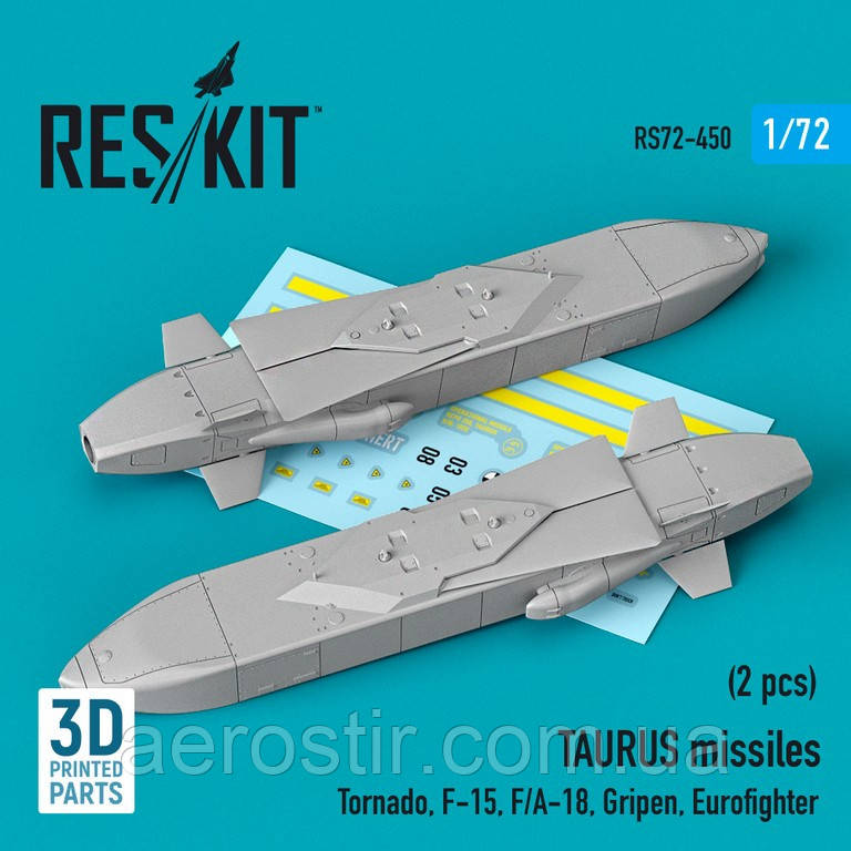 TAURUS missiles (2 pcs.) 1//72 ResKit RS72-0450