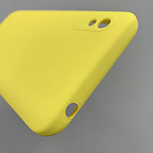 Чохол для Xiaomi Redmi 9A силікон кейс з мікрофіброю чохол на телефон сяомі редмі 9а жовтий o3c, фото 6