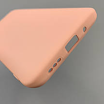 Чохол для Xiaomi Redmi 9A силікон кейс з мікрофіброю чохол на телефон сяомі редмі 9а рожевий o3c, фото 5