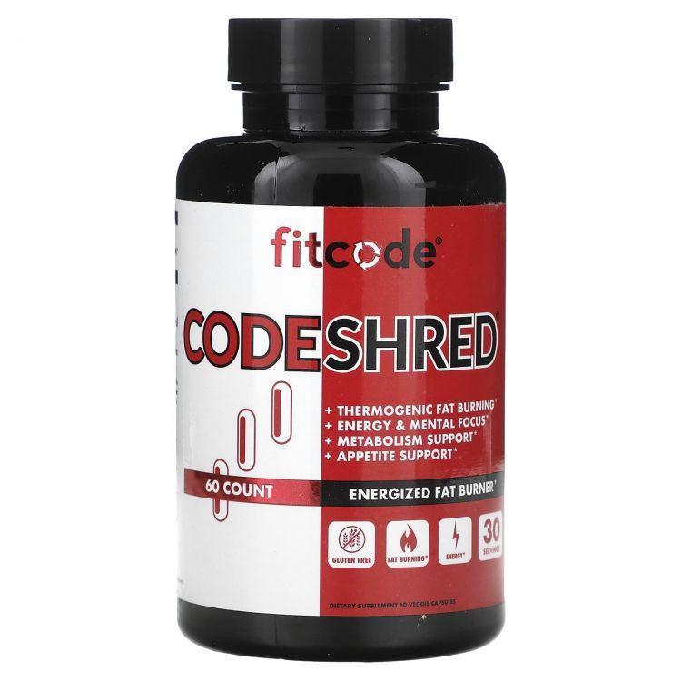 Жироспалювач CodeShred FITCODE 60 рослинних капсул