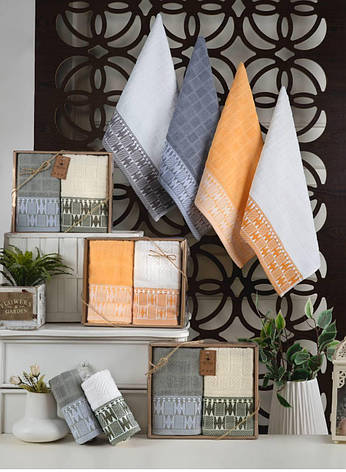 Кухонні рушники махрові 2шт, 50*60 Turkey, фото 1