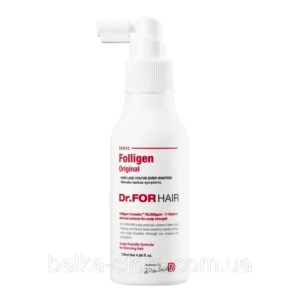 Стимулюючий тонік для росту волосся Dr. FORHAIR Folligen Tonic 120 мл, фото 1