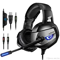 Игровые проводные наушники с микрофоном ONIKUMA K5 Gaming Heaset PS4 PC Gamer Stereo