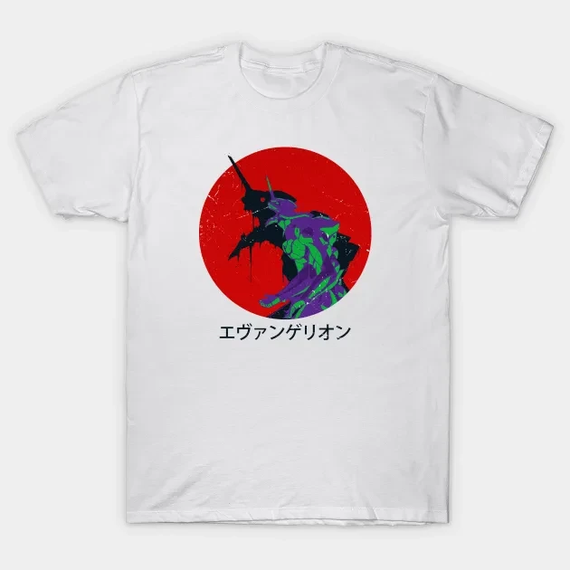 Футболка з японської манги "Євангеліон"., evangelion japan manga T-Shirt