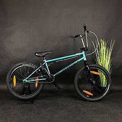 Велосипед BMX 20" WeThePeople CRYSIS 21", темно зелений 2021