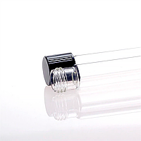 Пробірка скляна 13х100 мм з боросилікатного скла з пластиковою кришкою (біологічна циліндрична)