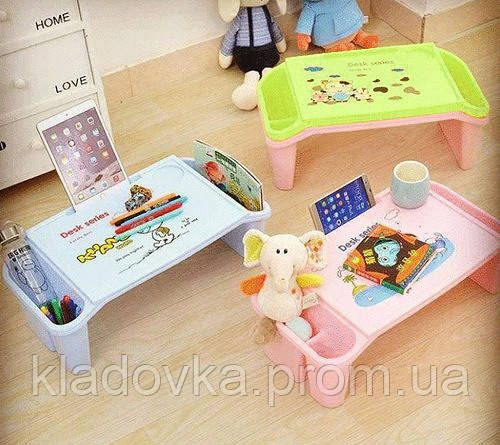 Уцінка. Дитячий столик-органайзер для творчості з кишенями Кладовка