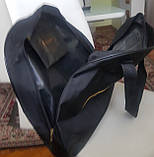 Модна містка чорна сумка унісекс  з написами Yogolns, фото 7