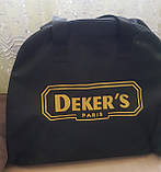 Модна містка чорна сумка унісекс  з написами Yogolns, фото 8