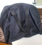 Модна містка чорна сумка унісекс  з написами Yogolns, фото 9