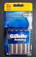 Кассеты Gillette Sensor 3 Sensor 8 шт.