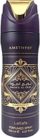 Дезодорант Lattafa Perfumes Bade'e Al Oud Amethyst для мужчин и женщин - deo spray 200 ml