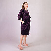 Жіноче велюрове плаття для вагітних