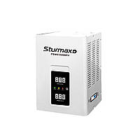 Стабилизатор напряжения релейный LED 5000 ВA настенный Sturmax PSM935000RV(11)