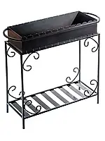 Мангал із дровницею на 12 шампурів 3мм (З ЖАРОМІЦНИМ ПОКРИТТЯМ) М12-3D, фото 8