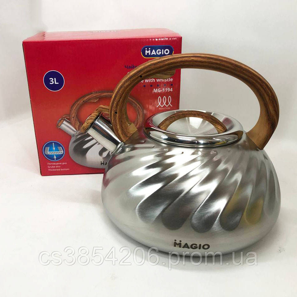 Чайник Magio MG-1194 UE-211 со свистком - фото 1 - id-p2092146877