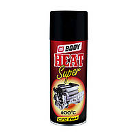 Термостійка фарба 600 ° С BODY HEAT SUPER PAINT чорна 400 мл