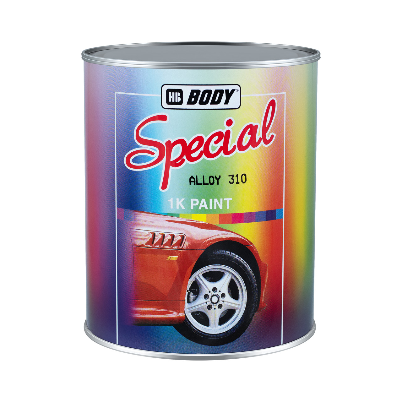 Акрилова авто фарба BODY чорна матова 1 л (без затверджувача)