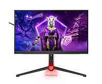 TFT 27" AOC AGON AG274QXM, QHD, IPS, MiniLED, 170Гц, 0,5 мс, 2хHDMI, DP, USB-C, USB-hub, HAS, колонк