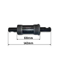 Каретка на велосипед «Україна» 142/68мм під клин.