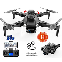 Квадрокоптер с камерой LYZRC L900 PRO SE MAX BLACK 4K HD, GPS, FPV до 1200м, 28м. полета + взлетная посадка