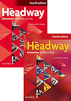 New Headway Fourth Edition Elementary Student's Book + Workbook