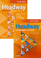 New Headway Fourth Edition Pre- Intermediate Student's Book + Workbook