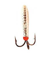 Блешня вольфрамова Lucky John чортик з отвором золото 3.3 мм 1.60 г