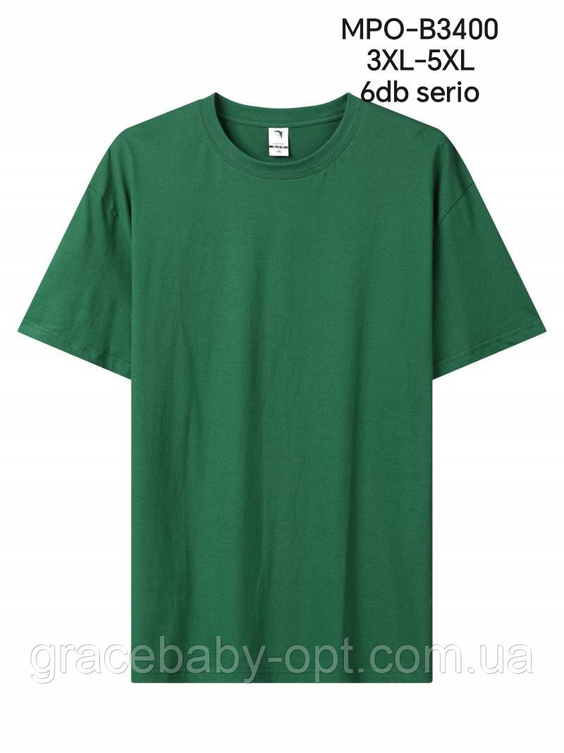Футболкa чоловіча оптом, Glo-story, 3XL-5XL рр,  № MPO-В3400, фото 1