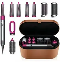 Стайлер для волос 5 в 1 + коробка чехол Фен-стайлер Dyson Airwrap Styler Complete Fuchsia