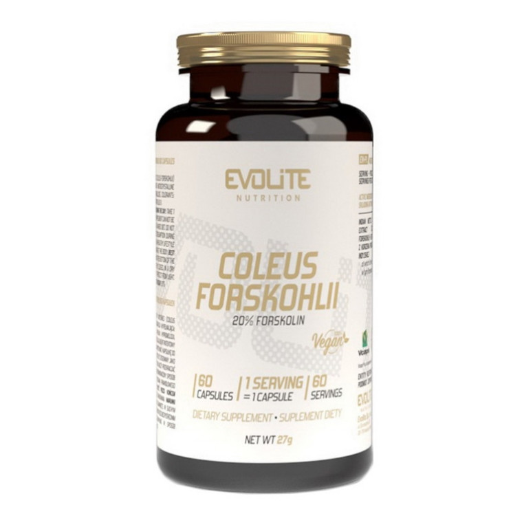 Екстракт кореня кропиви 200мг Evolite Nutrition Coleus Forskohlii 60 капс