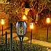 Вуличний садовий світильник на сонячній батареї з ефектом полум'я 12 LED Jw, фото 5
