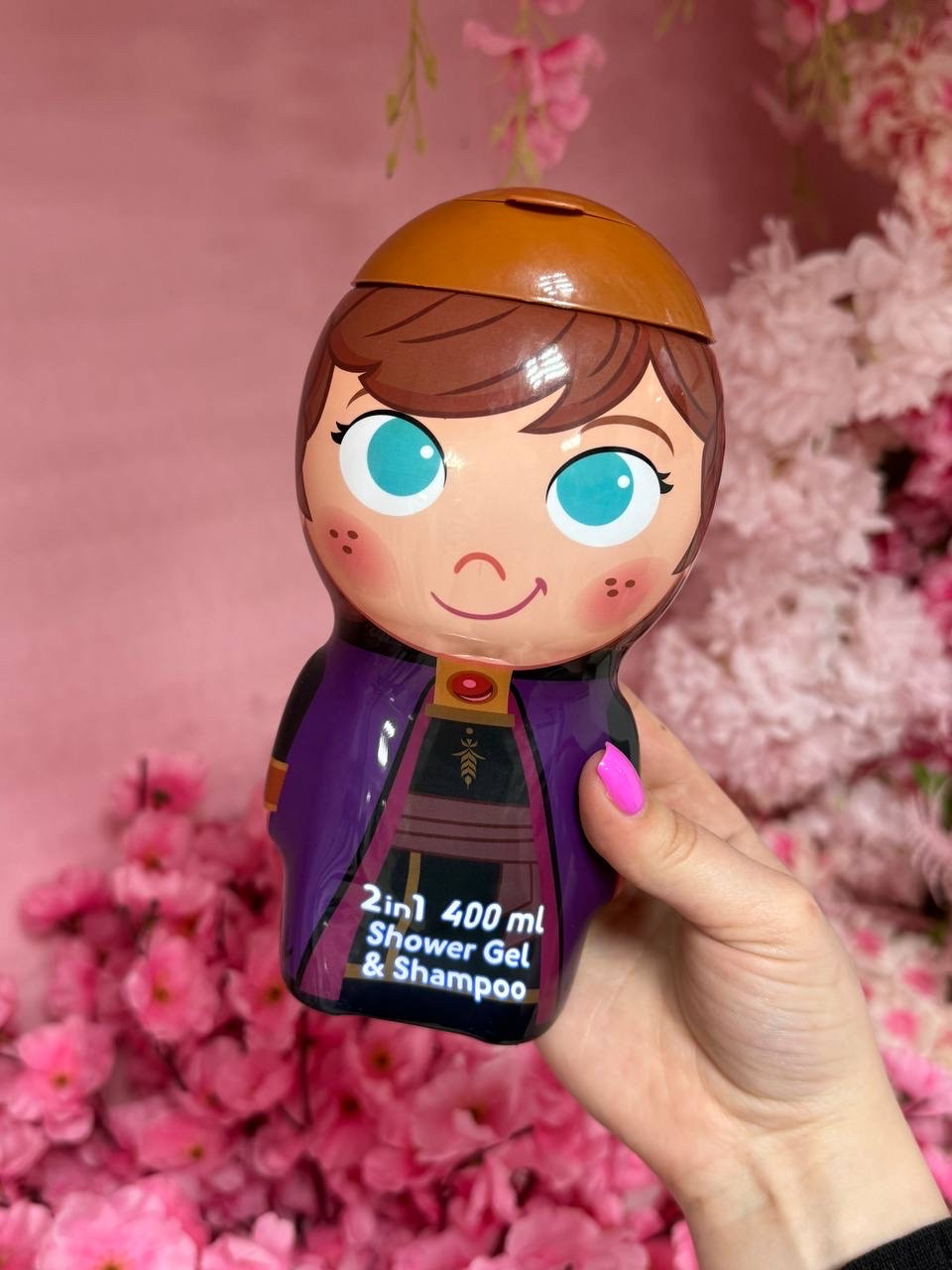Гель для душу + шампунь 2в1 Frozen Anna 2D, 400 мл