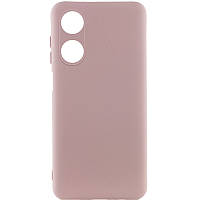 Чехол Oppo A38/A18- (с микрофиброй) Silicone Cover Lakshmi Full Camera розовый песок
