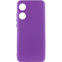 Чехол Oppo A78- (с микрофиброй) Silicone Cover Lakshmi Full Camera фиолетовый