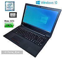 Ноутбук 15.6" Lenovo V110-15 / i3-6006U / RAM 6 Гб DDR4 / 128 SSD + 320 HDD / Windows 10 / Нова АКБ