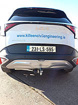 Фаркоп Kia Sportage 2021- (Кіа Спортейдж 5) оцинкований, без підрізу бампера, фото 5