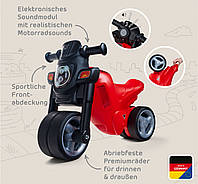 Мотоцикл для катания ребенка BIG Спортивный стиль со звуковым эффектом Красный (56386)
