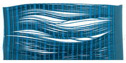Силіконова спідничка для риболовецьких приманок (50 пасм) Темно-синя