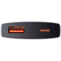 МЗП Baseus GaN5 Pro Ultra-Slim Fast Charger C+U 65W Gray With Mini White Cable Type-C to Type-C 100W 20V/5A 1m CCGP150113 Black, фото 4