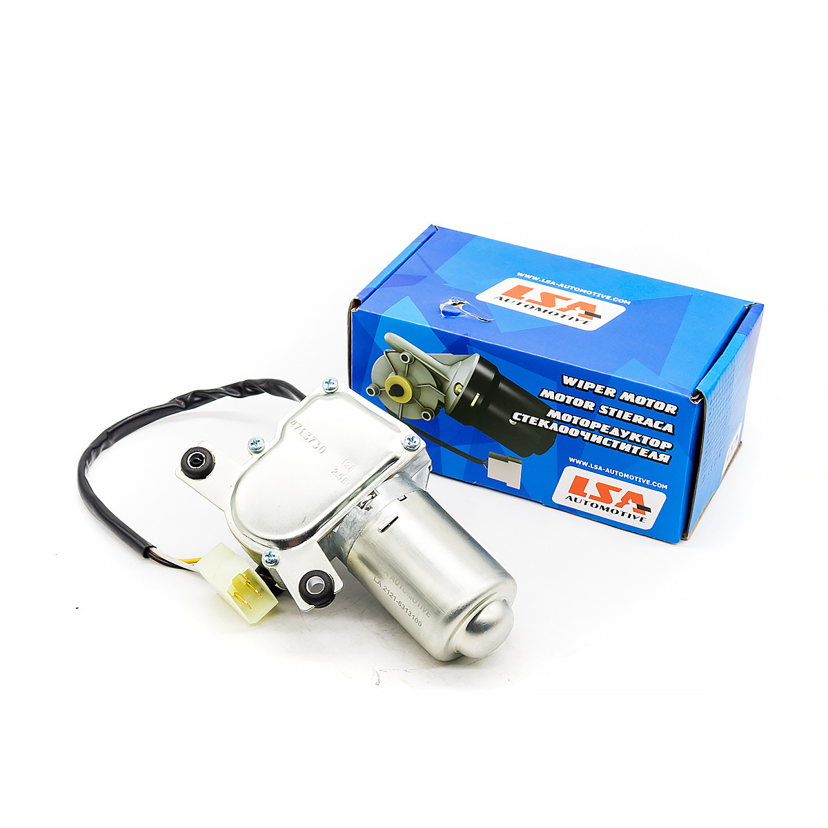 Мотор склоочисника ВАЗ 2108-21099, 2121, 2102-2104 задній LSA LA 2121-6313100, фото 1