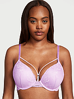 Бюстгальтер кружевной с двойным пуш-ап сиреневый Victoria's Secret Bombshell Add-2-Cups Push-Up Bra Оригинал