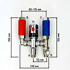 Змішувач-термостат бойлера, водонагрівача 17 MIXER з запобіжним клапаном Boiler Series 1/2" KVANT, фото 4