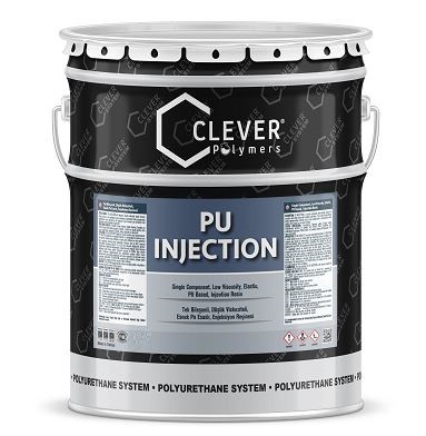 Однокомпонентная эластичная инъекционная смола Clever PU INJECTION (25кг+2.5кг) - фото 1 - id-p2013444632