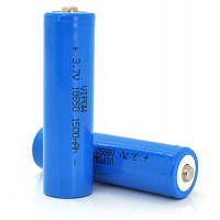 Аккумулятор 18650 Li-Ion ICR18650 TipTop, 1500mAh, 3.7V, Blue Vipow (ICR18650-1500mAhTT) ASN