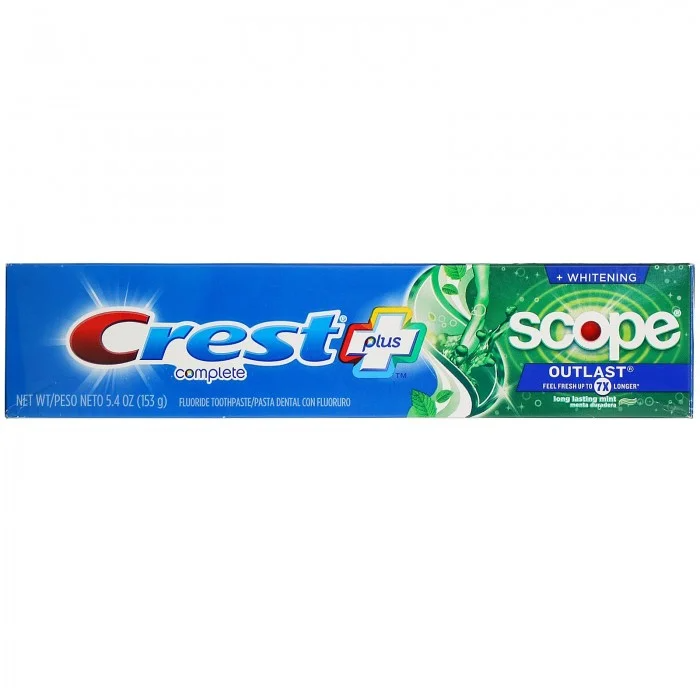 Зубна паста свіже дихання Crest Scope outlast Toothpaste 153гр